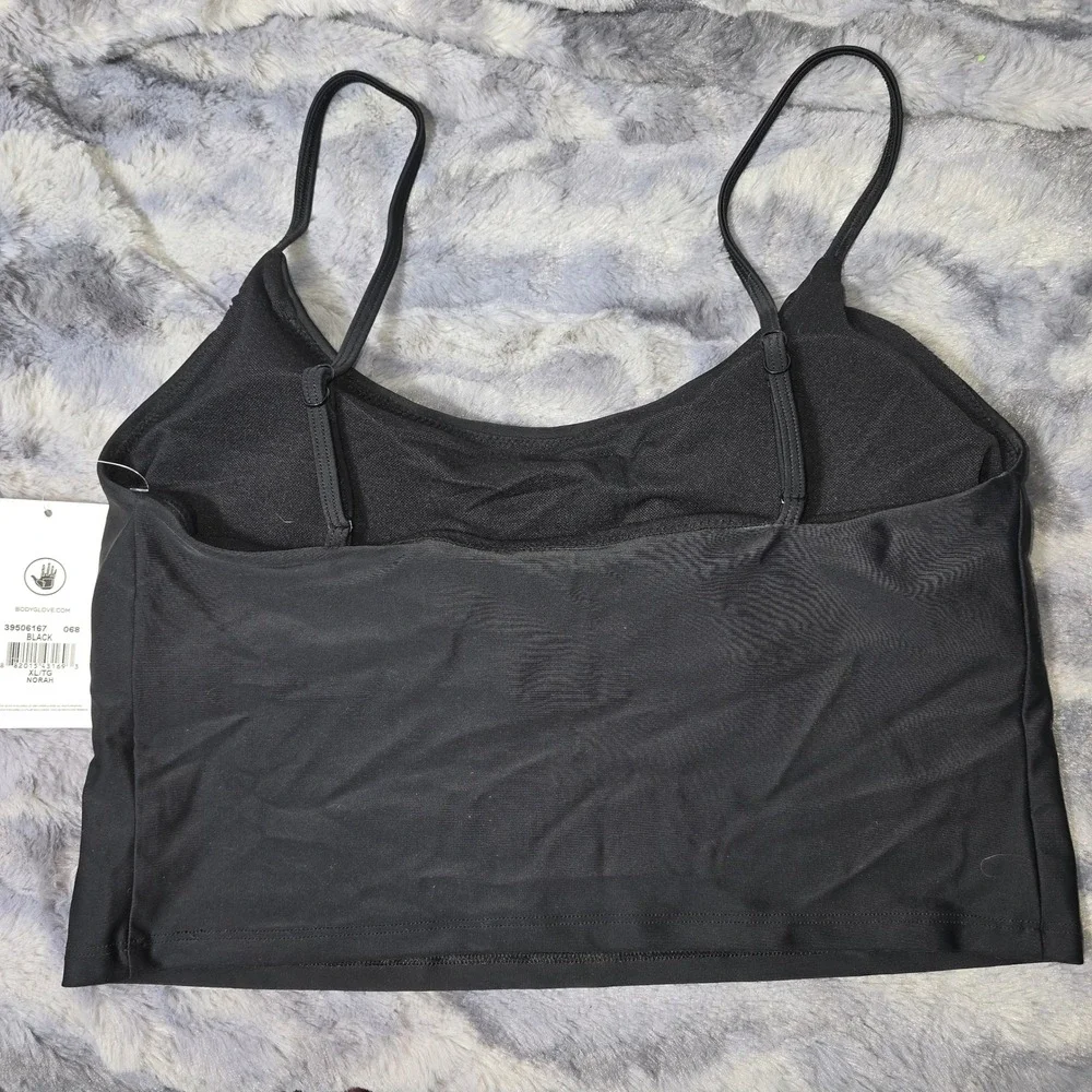 NWT Body Glove Smoothies‎ Norah Black Tankini Swim Top  XL
